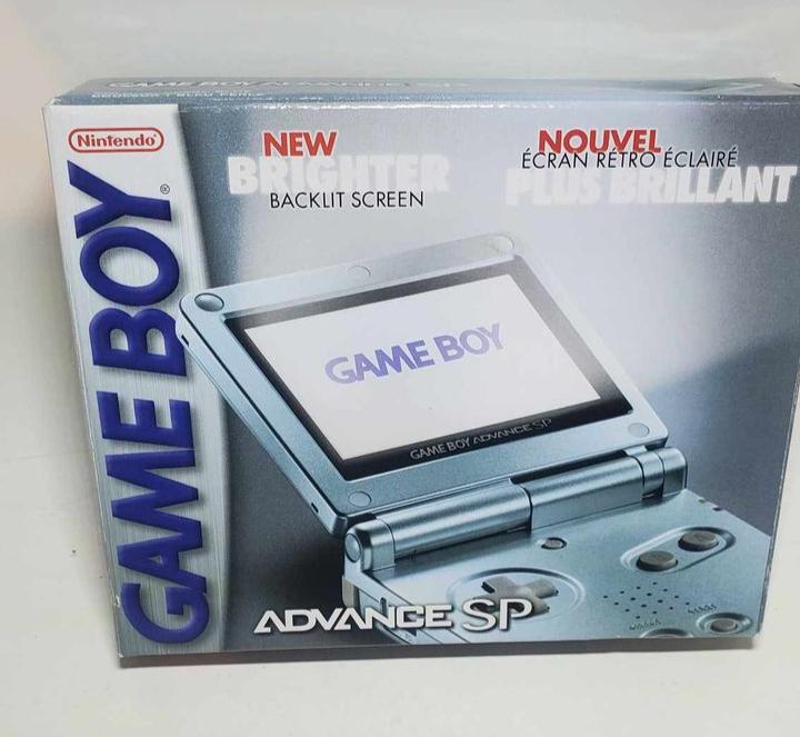 Nintendo Game Boy outlet Advance SP AGS 101 in Pearl Blue