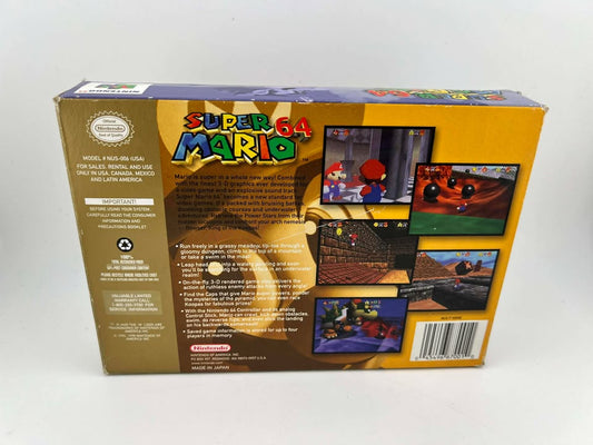 SUPER MARIO 64 PLAYERS CHOICE BOXED NINTENDO 64 N64