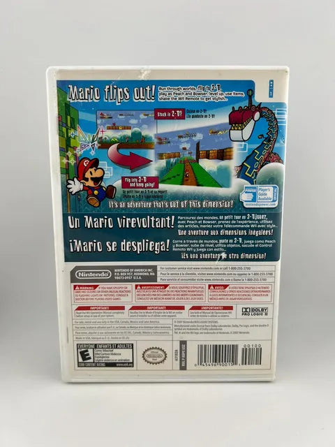 Super Paper Mario Nintendo WII