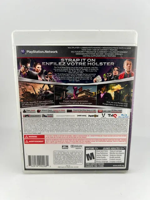 Saints Row: The Third Playstation 3 PS3