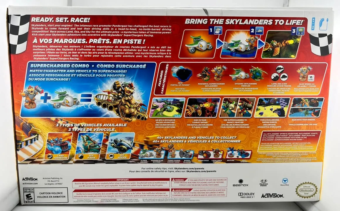 Skylanders Superchargers Racing Starter Pack Nintendo Wii