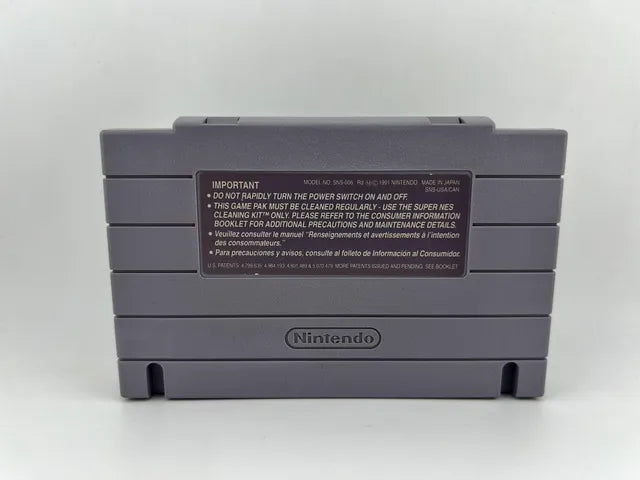 Teenage Mutant Ninja Turtles IV 4 Turtles in Time Super Nintendo SNES
