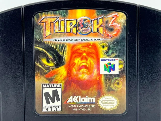 Turok 3 Shadow Of Oblivion Nintendo 64 N64