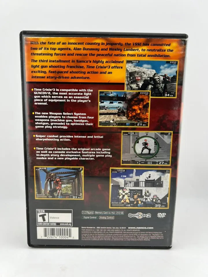 Time Crisis 3 Playstation 2 PS2