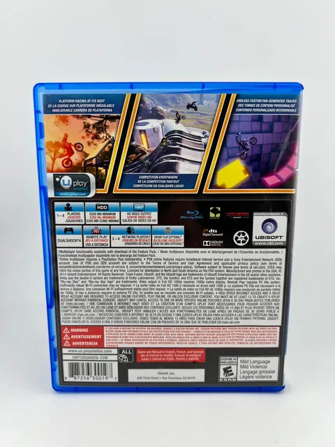 Trials Fusion Playstation 4 PS4