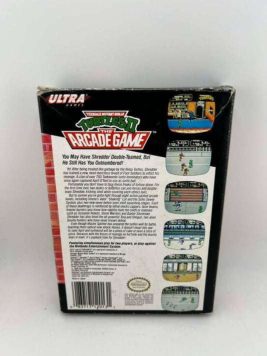 Teenage Mutant Ninja Turtles II 2 The Arcade Game Nintendo Nes