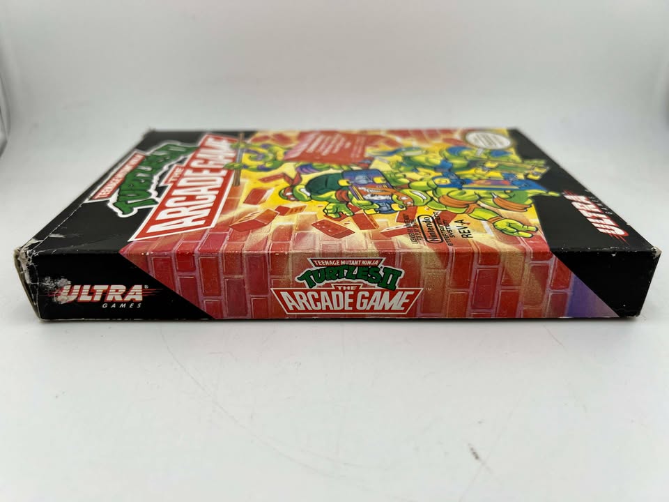 Teenage Mutant Ninja Turtles II 2 The Arcade Game Nintendo Nes