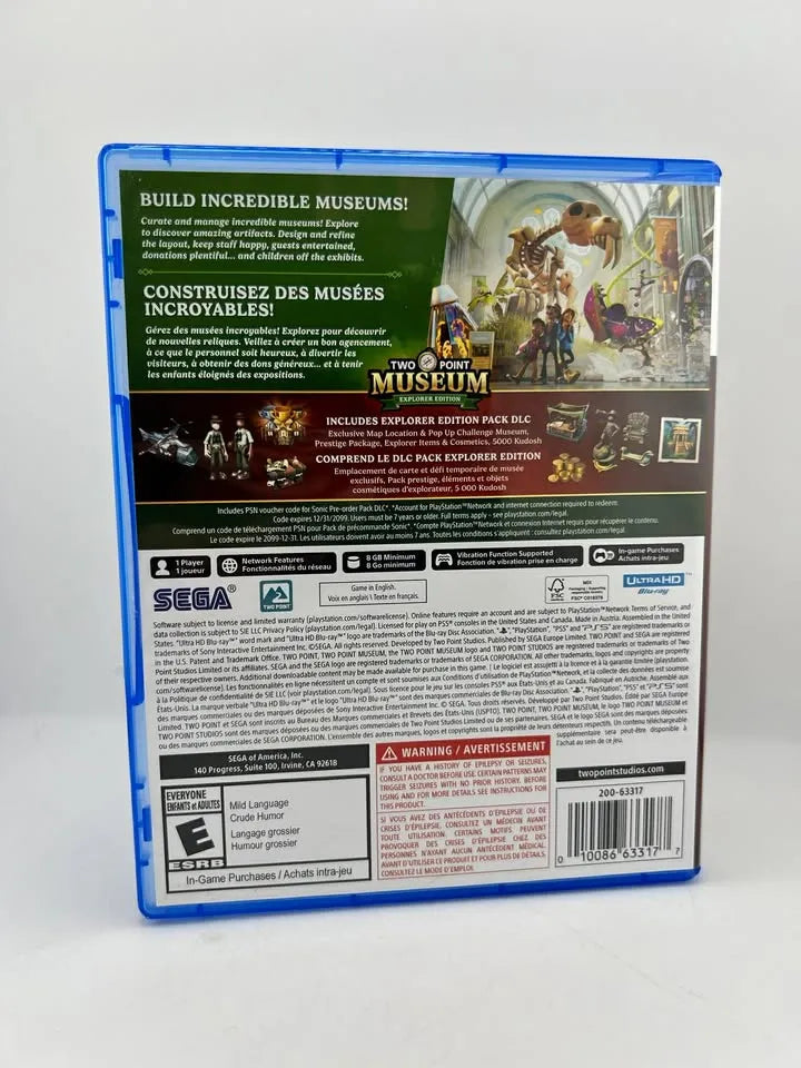Two Point Museum Explorer Edition Playstation 5 PS5