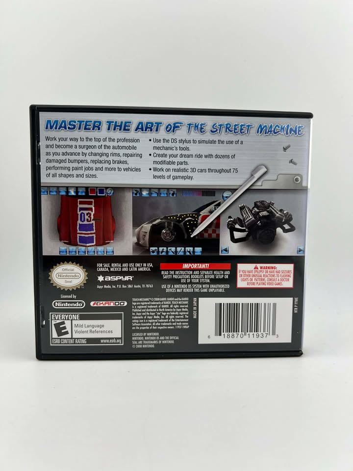 Touch Mechanic Nintendo DS