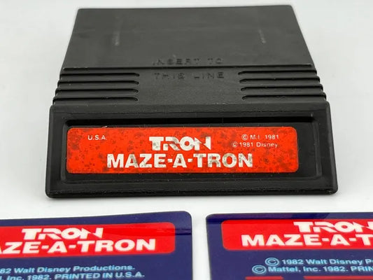 Tron Maze-a-Tron Red Label Intellivision Intel