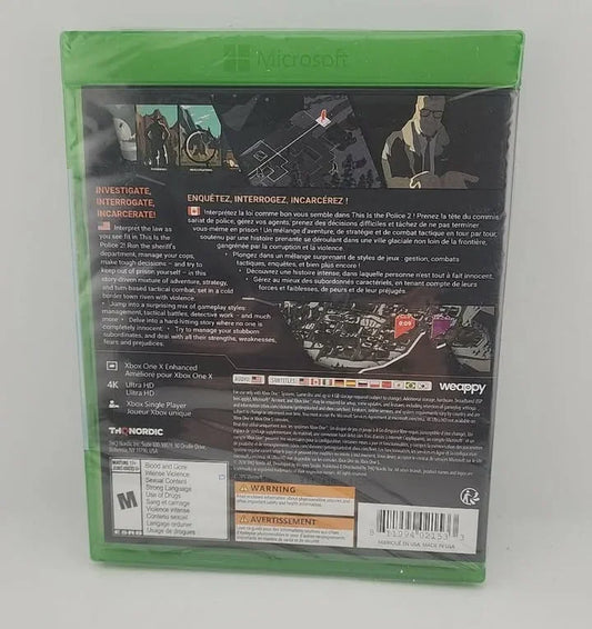 This is the Police II 2 Xbox One Xone