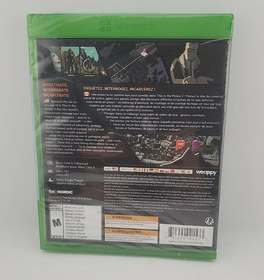 This is the Police II 2 Xbox One Xone