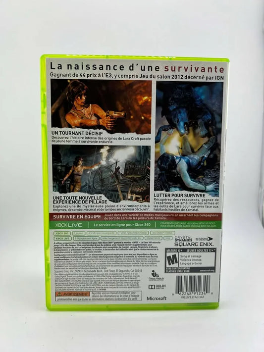 Tomb Raider Xbox 360 X360