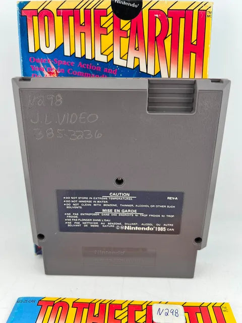 To the Earth Nintendo NES