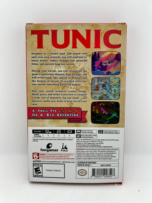 Tunic Deluxe Edition Nintendo Switch