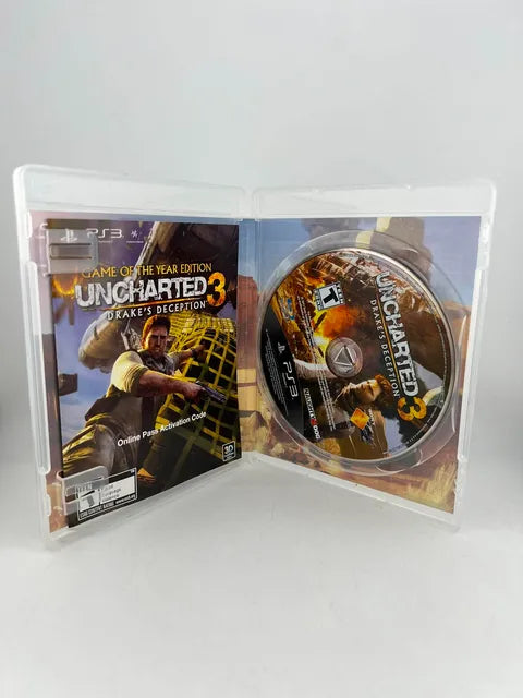 Uncharted 3 : Drake's Deception Game Of The Year Goty Playstation 3 Ps3