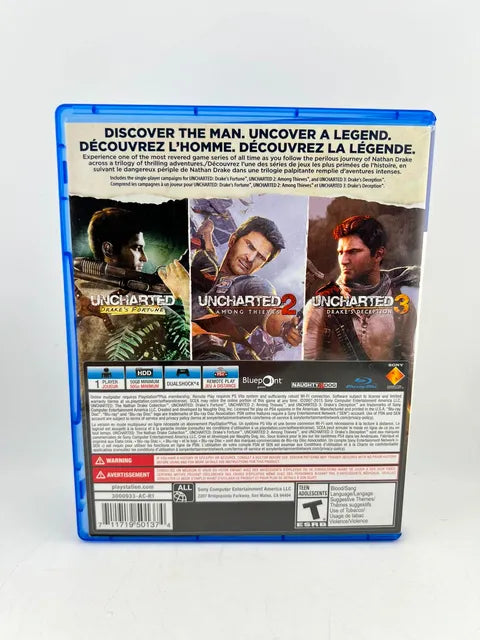 Uncharted the Nathan Drake Collection Playstation 4 PS4