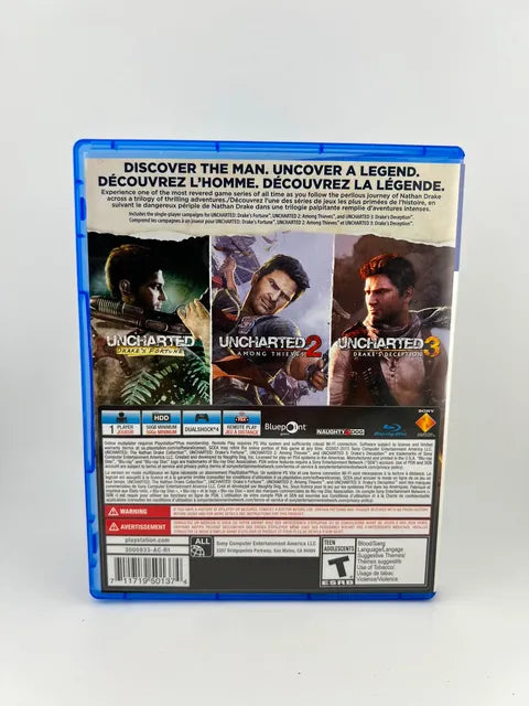 Uncharted the Nathan Drake Collection Playstation 4 PS4