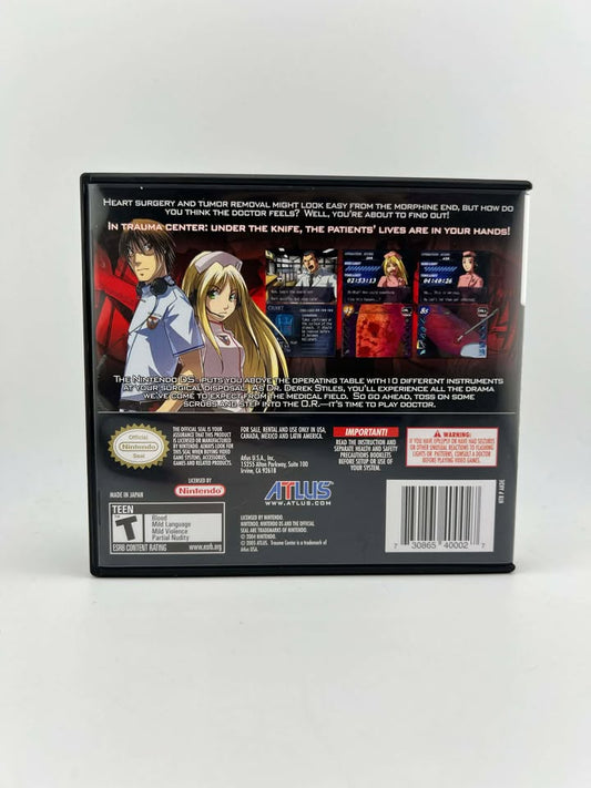 CENTRO DE TRAUMA: BAJO EL CUCHILLO NINTENDO DS