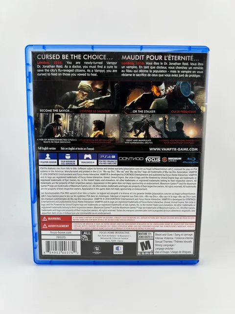 Vampyr Playstation 4 PS4