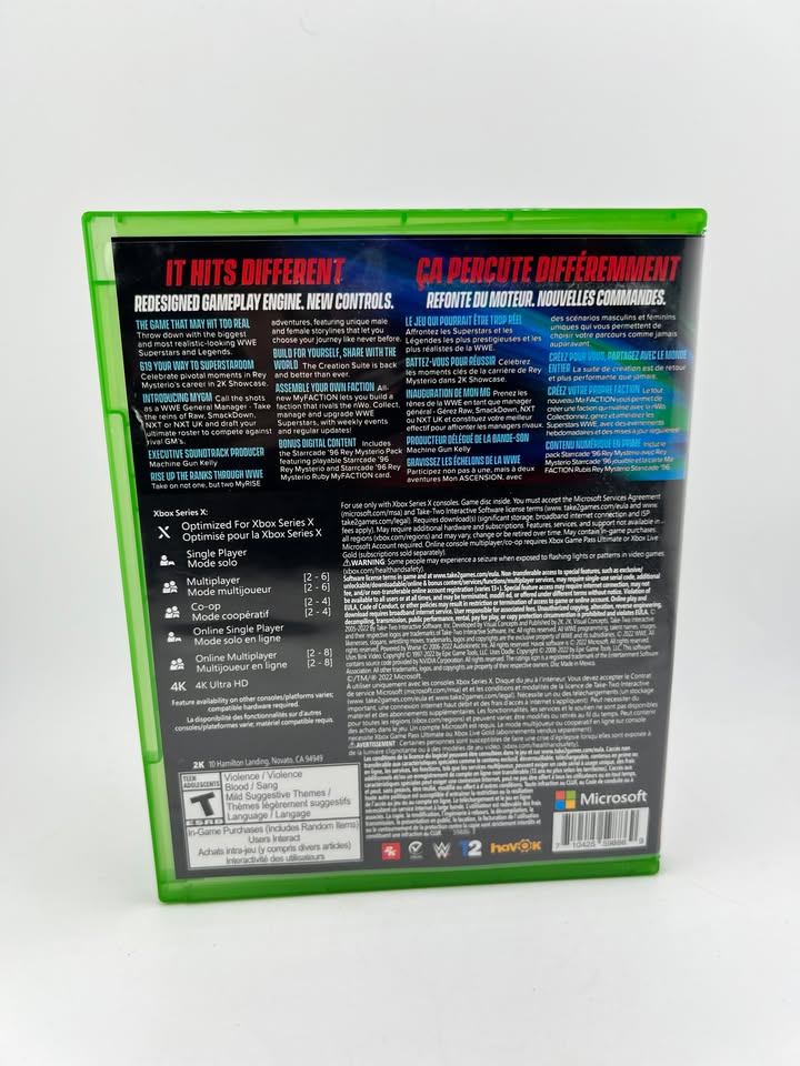 WWE 2K22 Xbox Series X Xseries