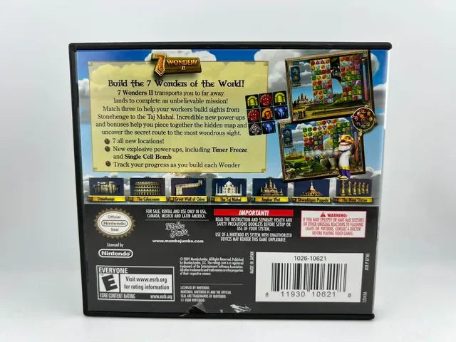 7 Wonders II 2 Nintendo DS