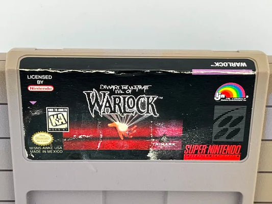 Warlock Super Nintendo SNES