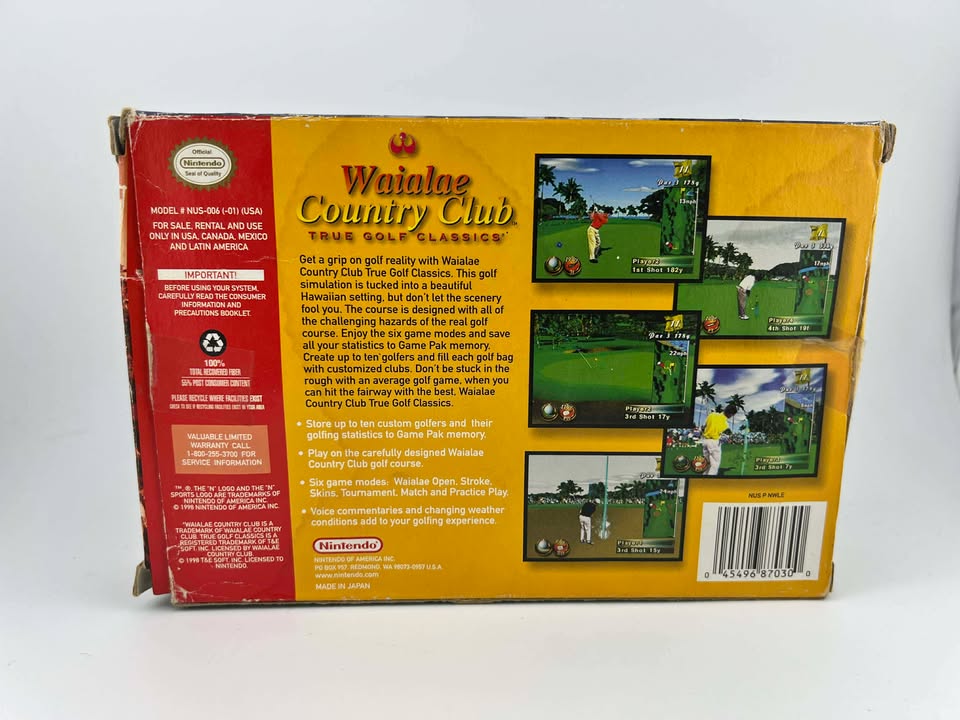 Waialae Country Club Nintendo 64 N64
