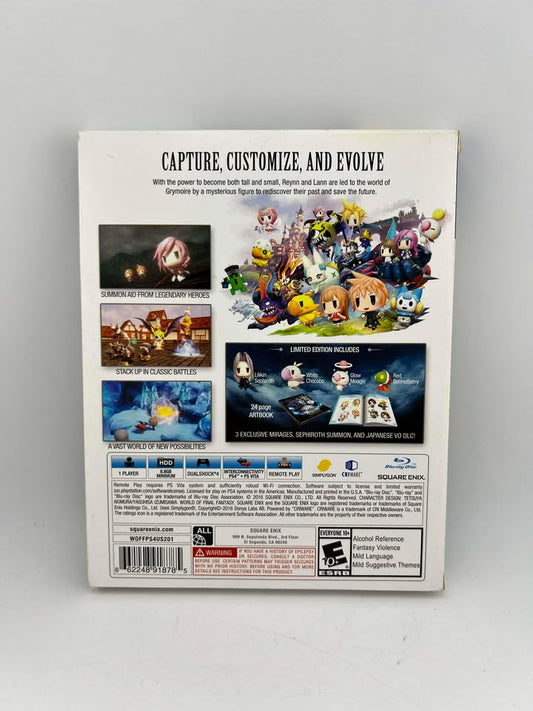 World of Final Fantasy Limited Edition Playstation 4 PS4