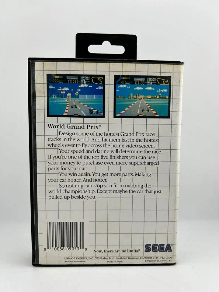 World Grand Prix SEGA MASTER SYSTEM SMS