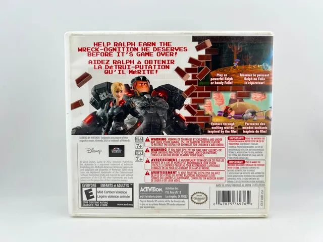 Wreck It Ralph Nintendo 3DS