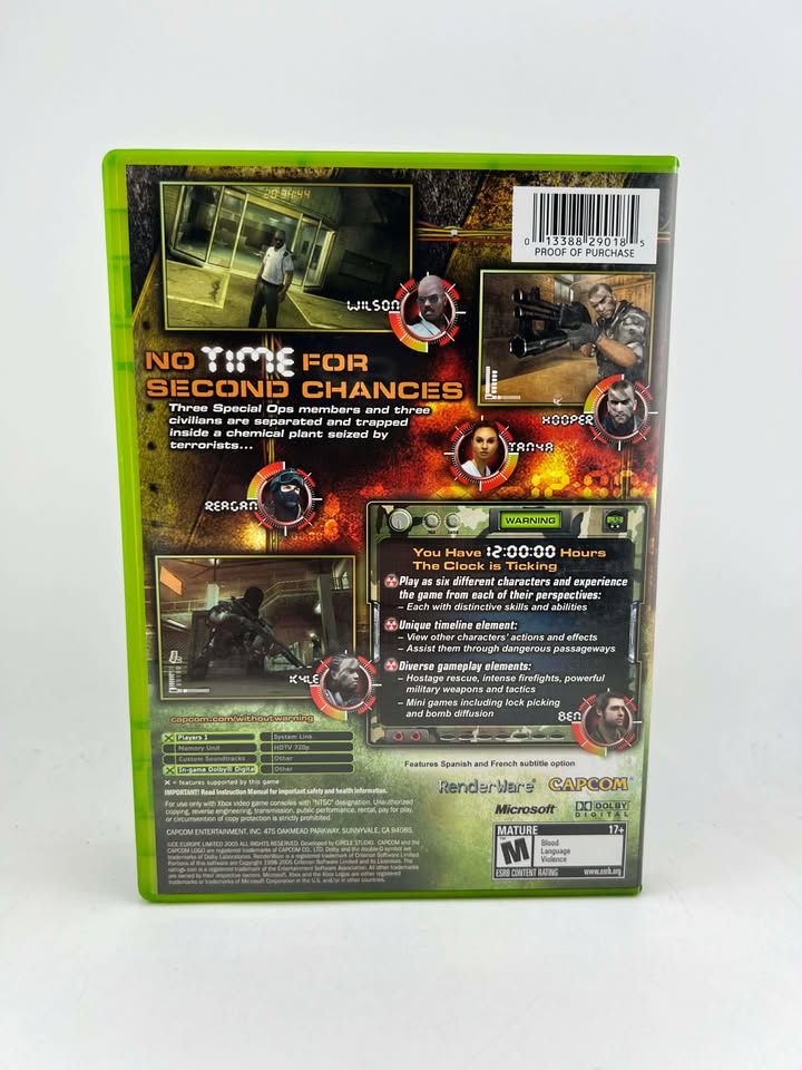 Without Warning XBOX