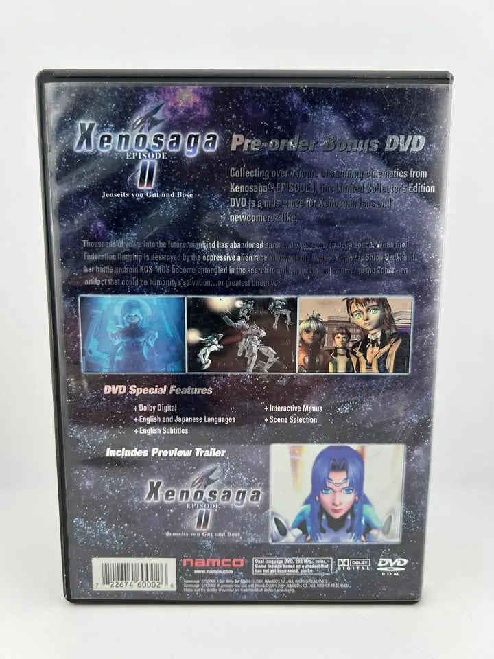 Xenosaga Episode I 1 - Der Wille Zur Macht Xenosaga Limited Edition Movie Dvd