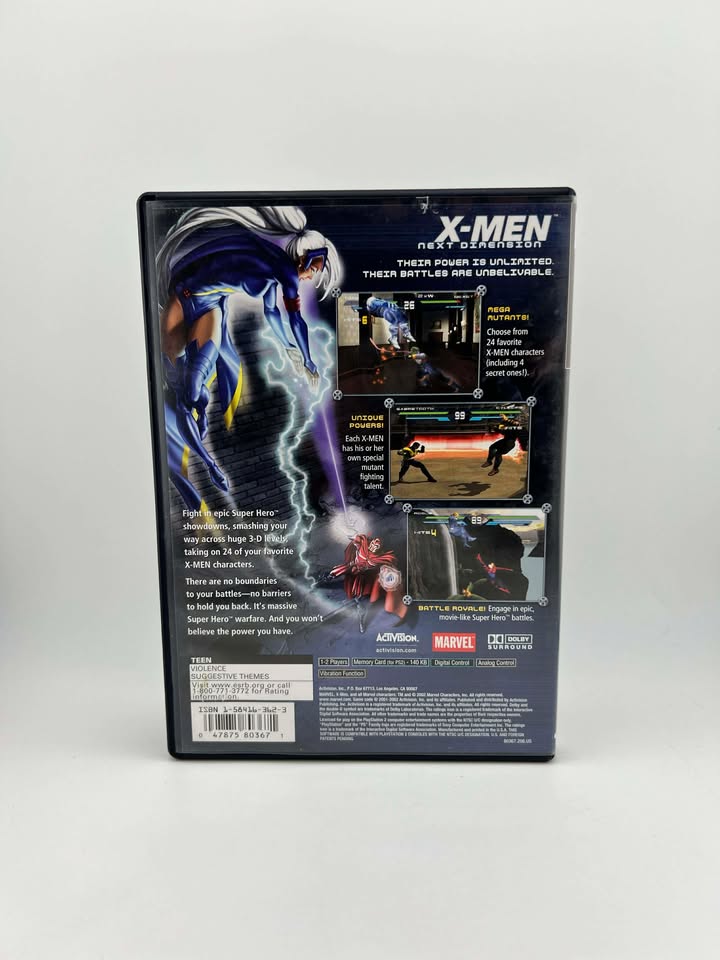 X-men Next Dimension Playstation 2 PS2