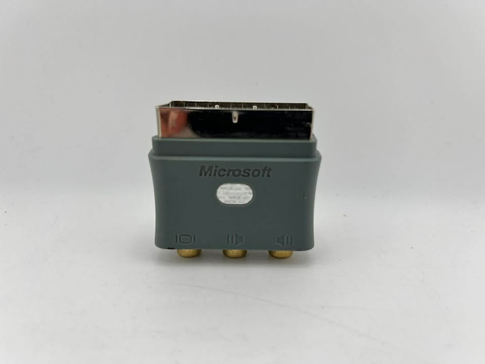 Câble adaptateur officiel OEM Microsoft Xbox 360 X360 – SCART vers RCA