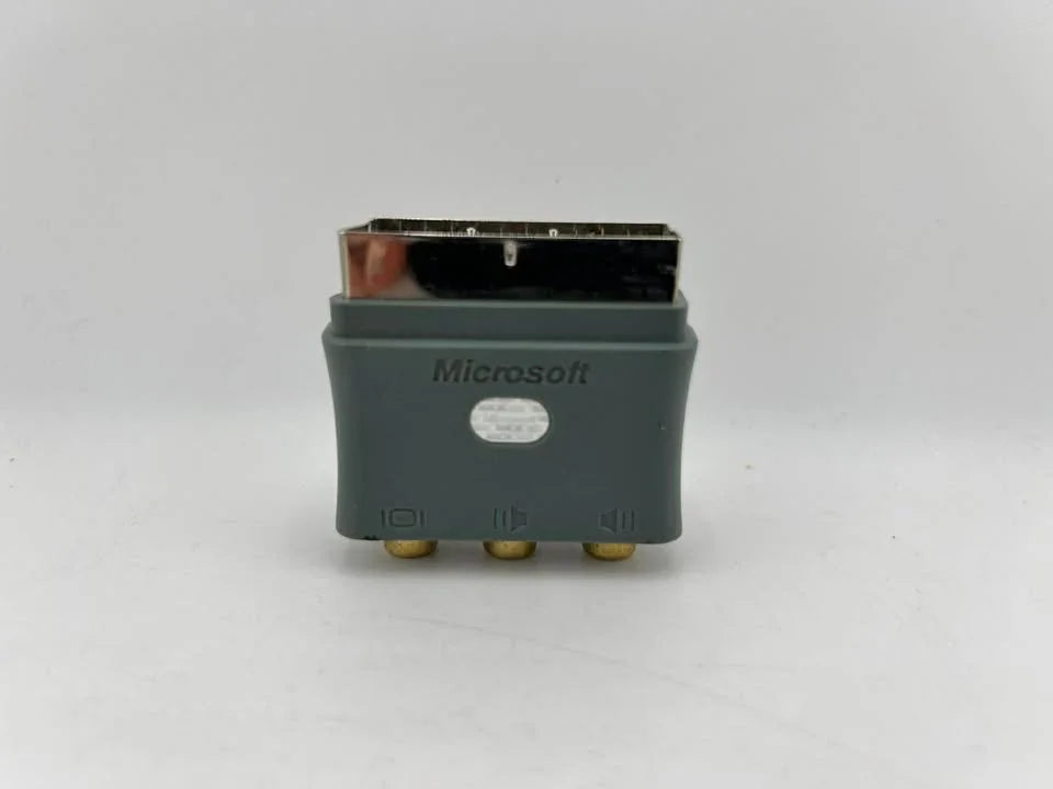 Câble adaptateur officiel OEM Microsoft Xbox 360 X360 – SCART vers RCA