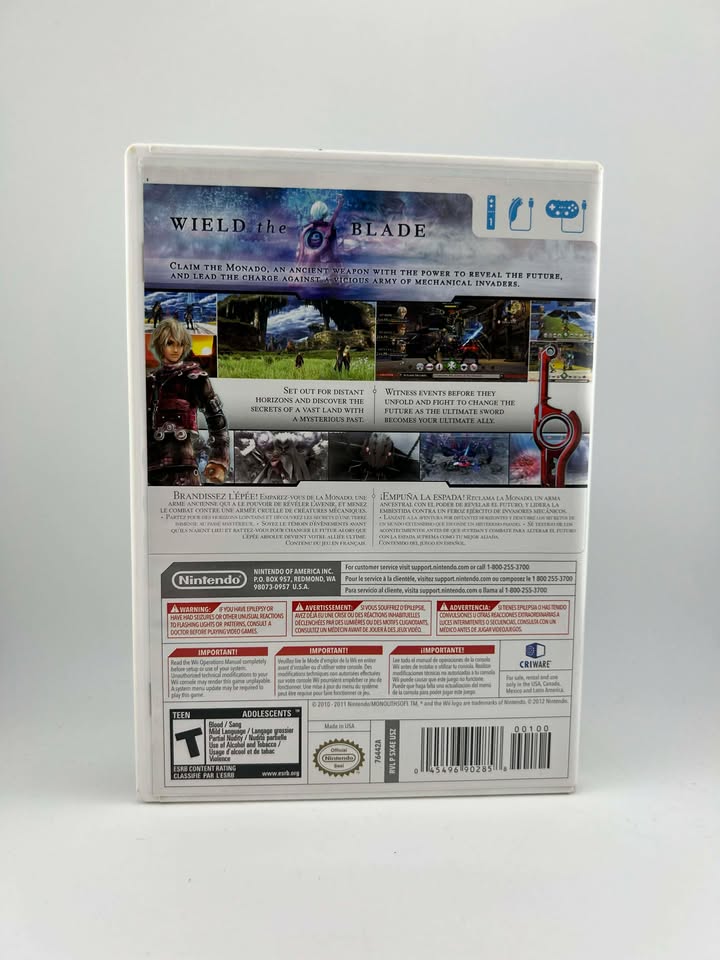 CRÓNICAS DE XENOBLADE PARA NINTENDO WII