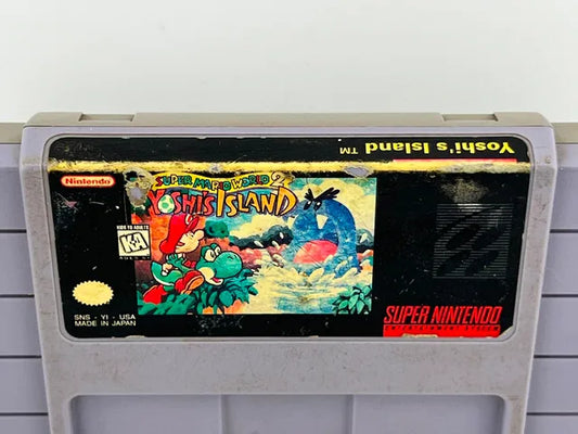 Super Mario World 2 Yoshi's Island Super Nintendo SNES