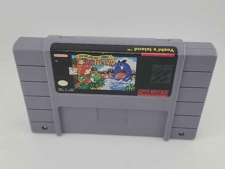 Super Mario World 2 Yoshi's Island Super Nintendo SNES jeux video game-x