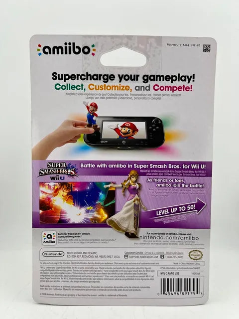 Princess Zelda Amiibo Super Smash series