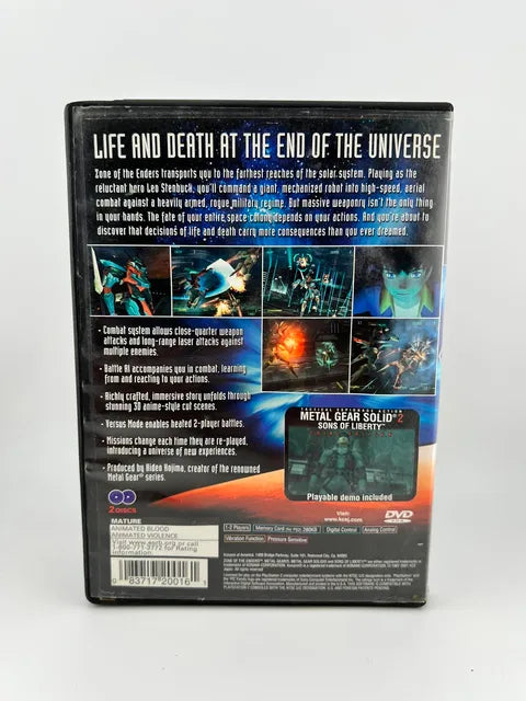 Zone Of The Enders Playstation 2 PS2