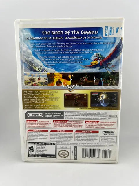 The Legend Of Zelda : Skyward Sword Soundtrack Bundle Nintendo Wii