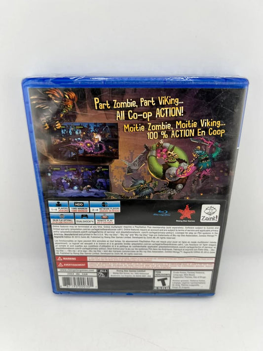 Zombie Vikings Playstation 4 PS4