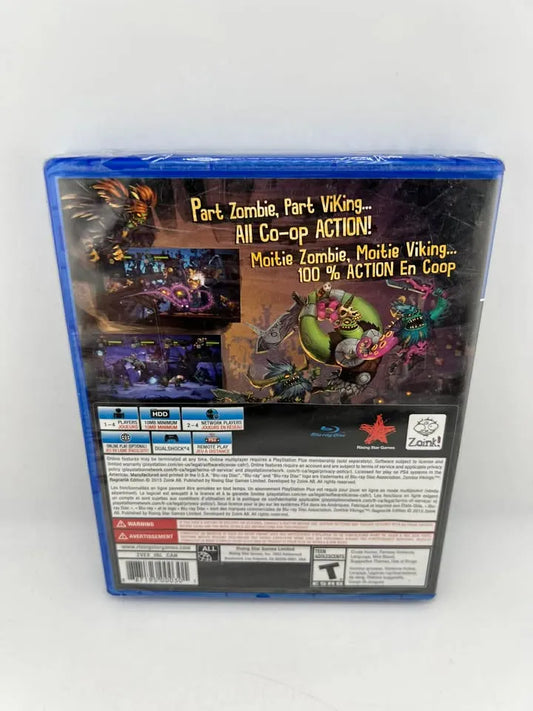 Zombie Vikings Playstation 4 PS4