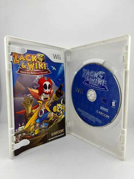 Zack and Wiki Quest for Barbaros Treasure Nintendo Wii
