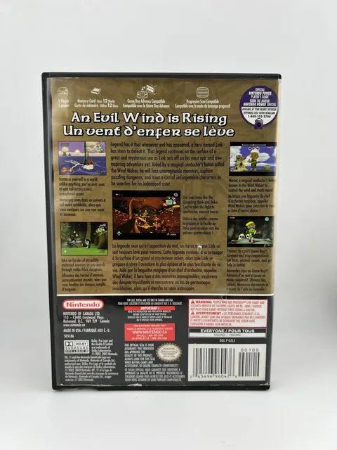 The Legend Of Zelda Wind Waker Nintendo Gamecube NGC