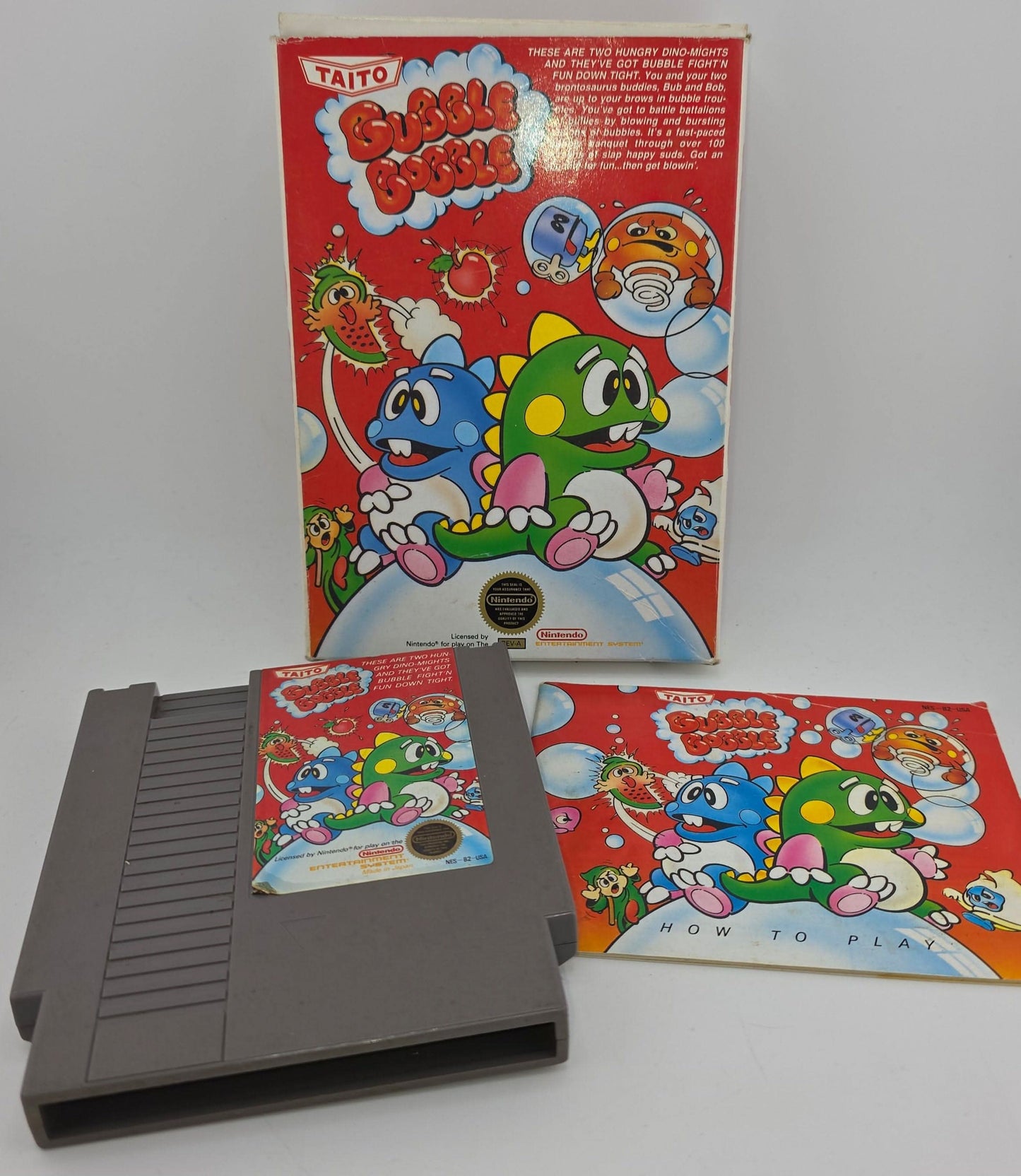 Bubble Bobble En Boite Nintendo Nes