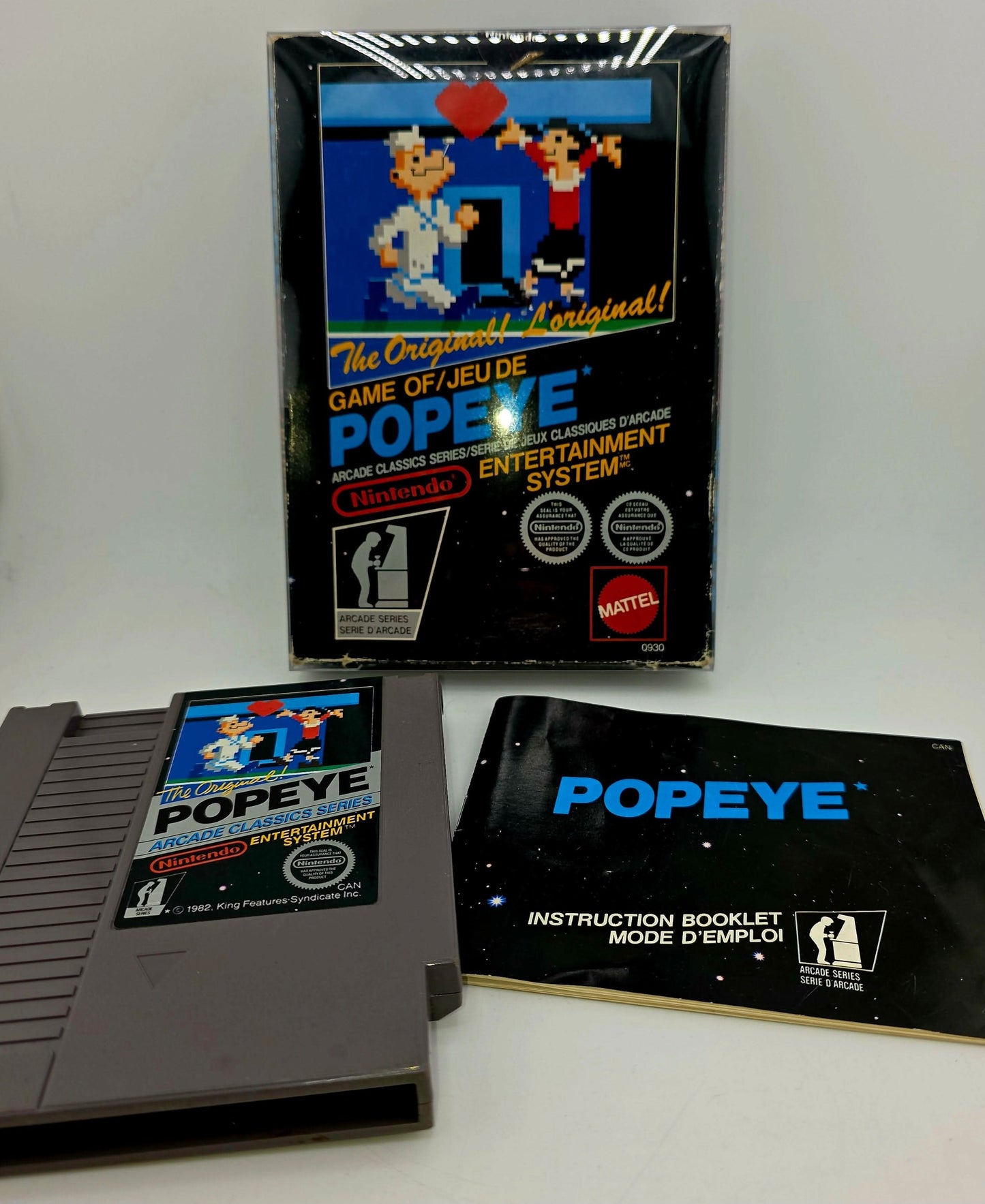 Popeye Arcade Classics Series Can Version Nintendo Nes