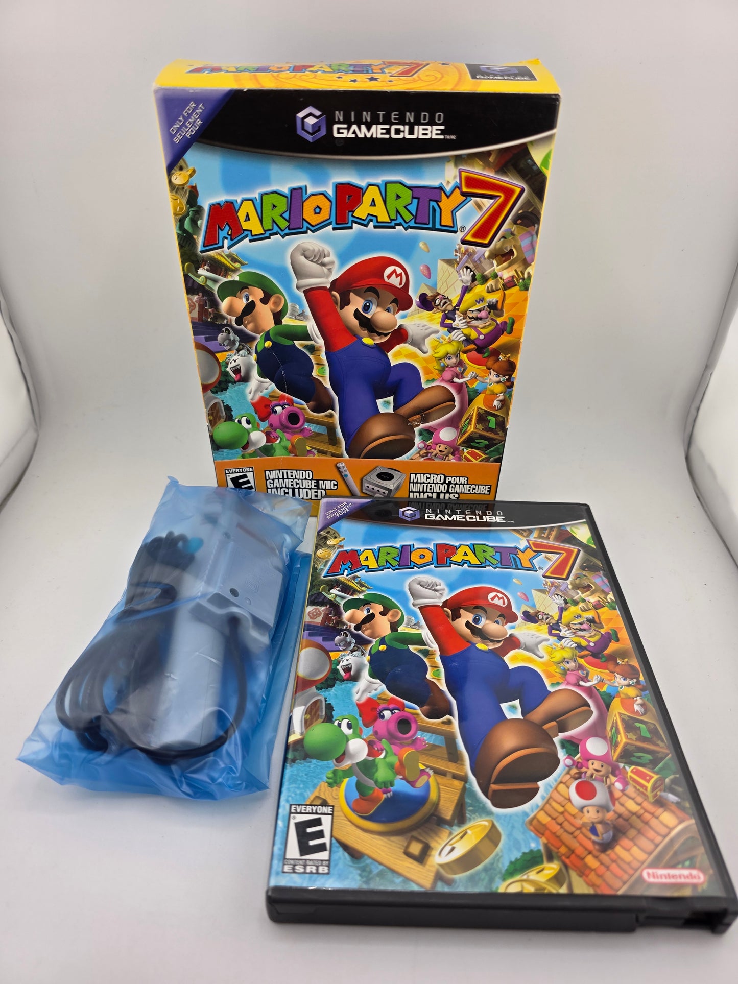 Mario Party 7 Microphone Bundle Nintendo GameCube NGC