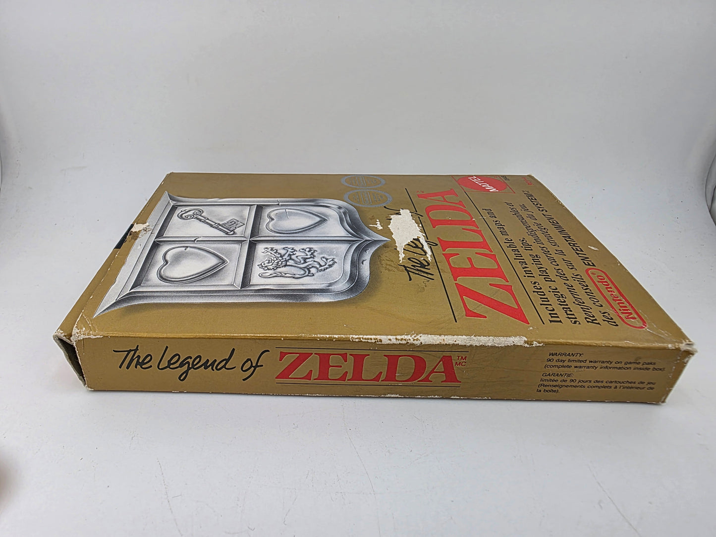 The Legend of Zelda en boîte Nintendo NES